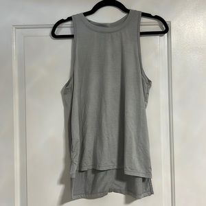 Gray Workout Top